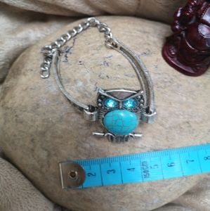 TURQUOISE Owl bracelet